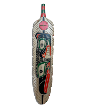 Beaver and Raven Feather