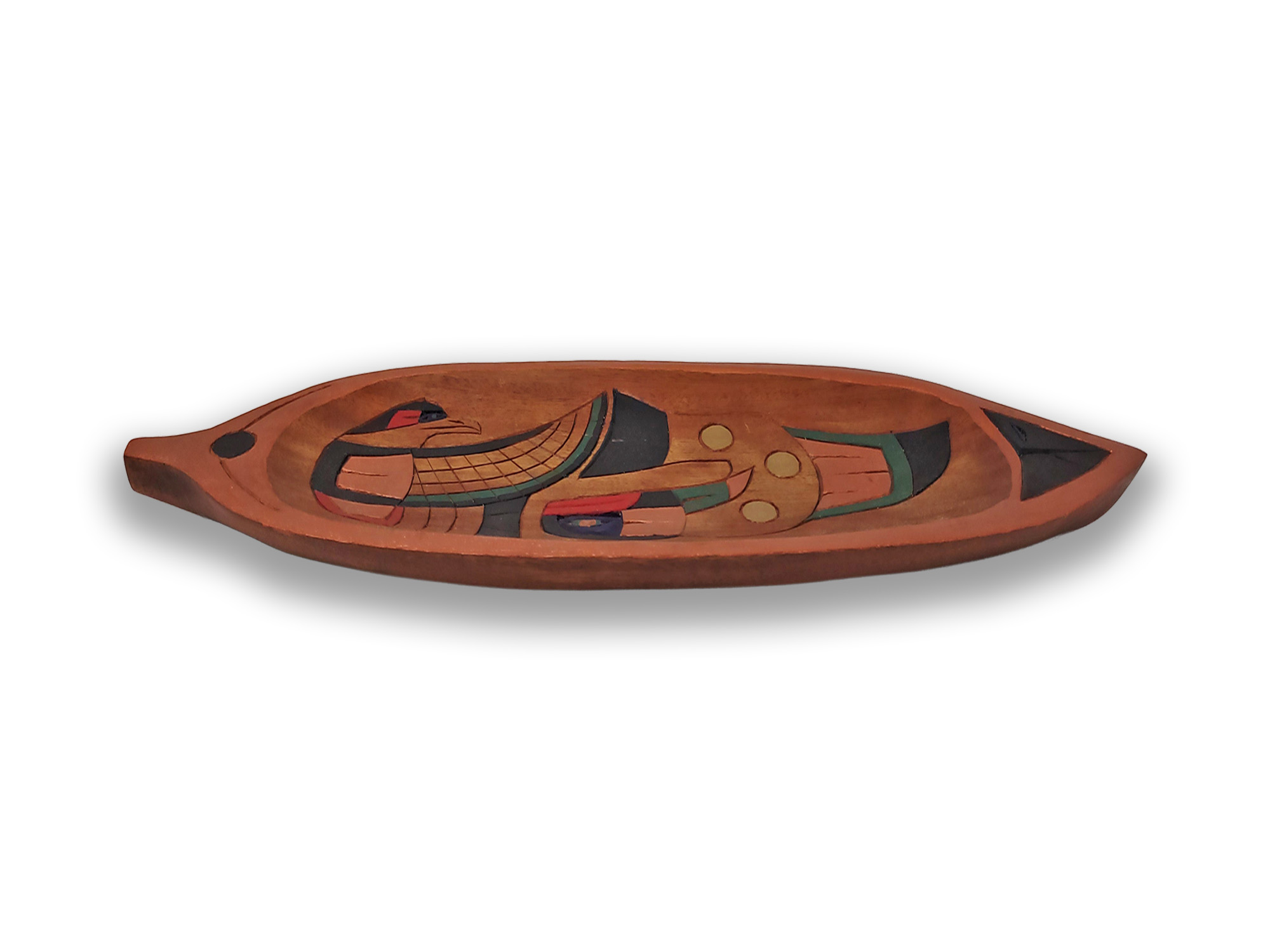 Killer Whale and Eagle Feather Bowl - Image 2