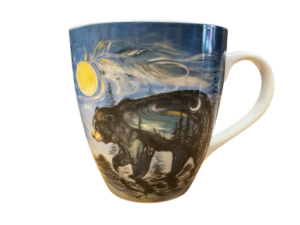 A Bear's Journey Sunset Ceramic Mug
